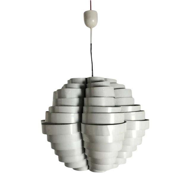 Tornado Model 1772 Pendant Light by Elio Martinelli for Martinelli Luce, 1970s For Sale