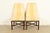An exceptional pair of Mid-Century Modern x-base side chairs or dining chairs By Edward Wormley for Dunbar Furniture USA,...