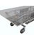 Industrial Unique Stainless Steel & Acrylic Dining Table / Desk, Featured in Architectural Digest For Sale - Image 3 of 3