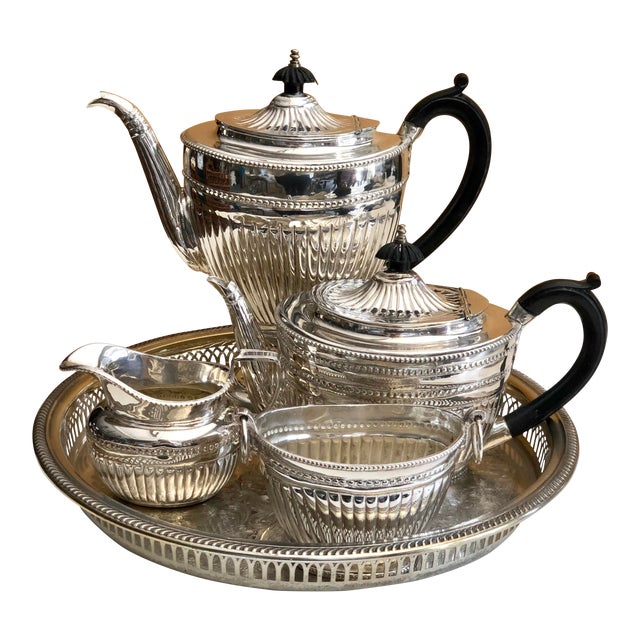 Silver Coffee & Tea Set, 5 Pieces Set Chairish