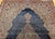 Vintage Persian Kashan Rug, Hand-Knotted Wool, Open Field Pattern, Navy & Ivory, 3x5 For Sale - Image 9 of 16