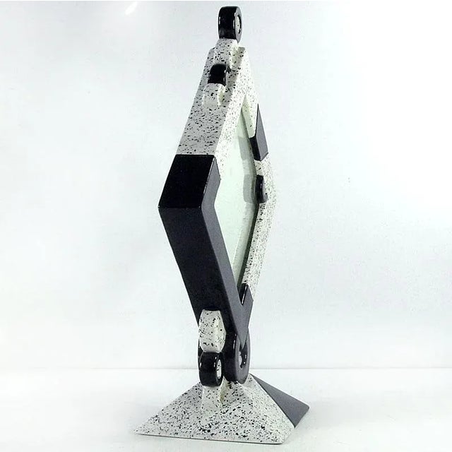 Postmodern Ceramic Dalla Bassa Maria Ceramiche Photo Frame from Nove, Italy, 1980s For Sale - Image 4 of 10