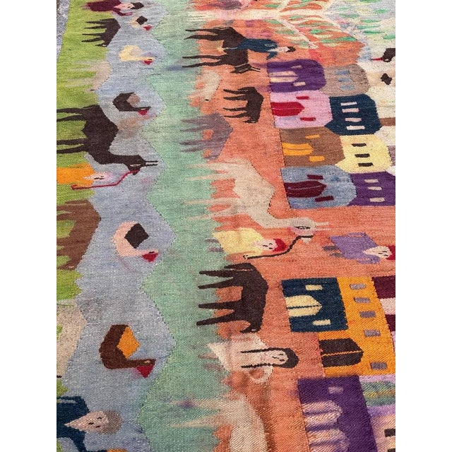 Vintage Egyptian Tapestry, 1950s For Sale - Image 13 of 18