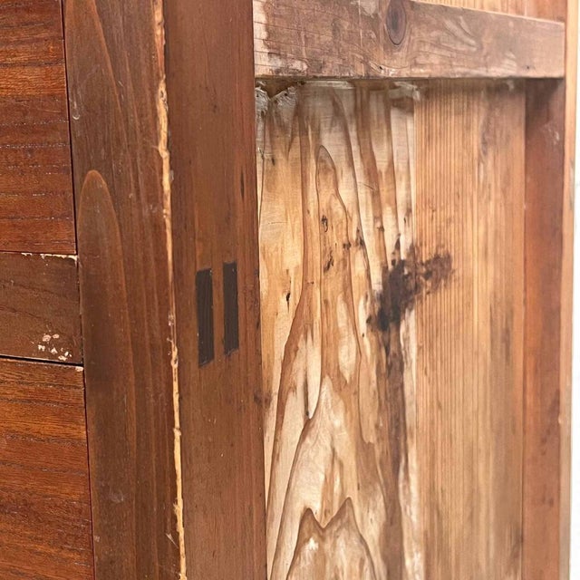 Taisho Japanese Tea Cupboard Cha Tansu, 1890s For Sale - Image 10 of 15
