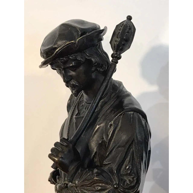 Late 19th Century Antique Bronzes of Standing Turks, Signed Guillot - a Pair For Sale - Image 9 of 13