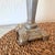 1970s Traditional Silver Metallic Table Lamp With Beige Bell Fringe Shade For Sale - Image 9 of 11