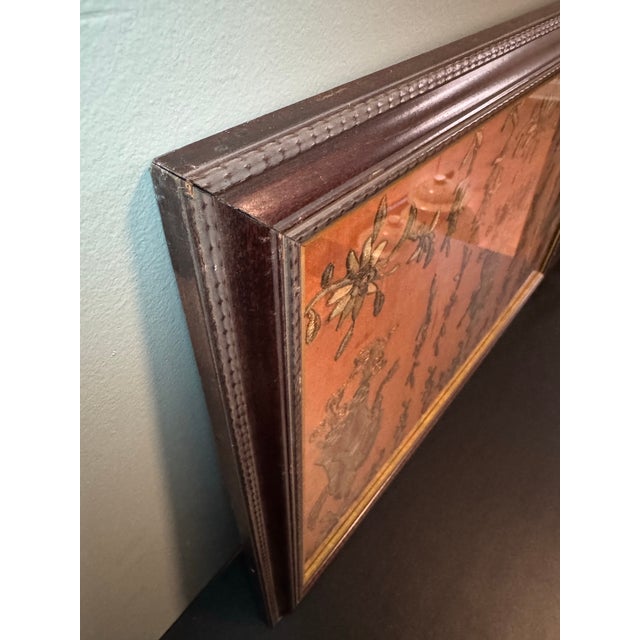 Late 19th Century Late Qing Dynasty Silk & Gold Couchwork Panel: The Sanxing Deities, C. 1890 For Sale - Image 5 of 11