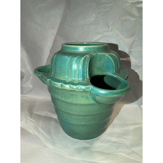 Antique Art Deco Strawberry Pot by Cowan Pottery For Sale - Image 11 of 11