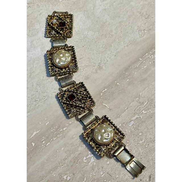 Vintage Victorian Ornate Bracelet For Sale - Image 10 of 12