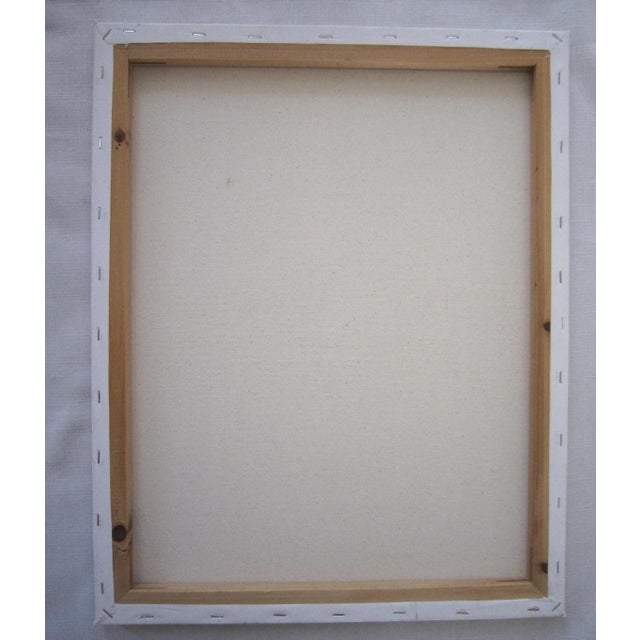 1970s Vintage Oil Portrait Dog, Signed For Sale - Image 5 of 5