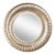 Hollywood Regency Style Gilt Scalloped Wall Mirror For Sale