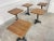 Exceptional set of brasserie tables dating from the 1920s. These rectangular tables from the Roaring Twenties are made up...