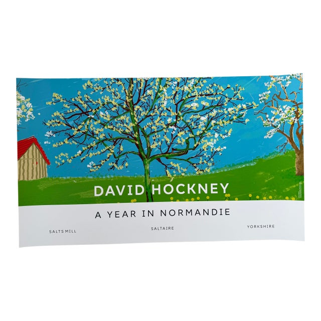 David Hockney, a Year in Normandie (Blossom Tree), 2020-2021 (Detail) Composite iPad Painting, Copyright David Hockney, Printed in Uk For Sale