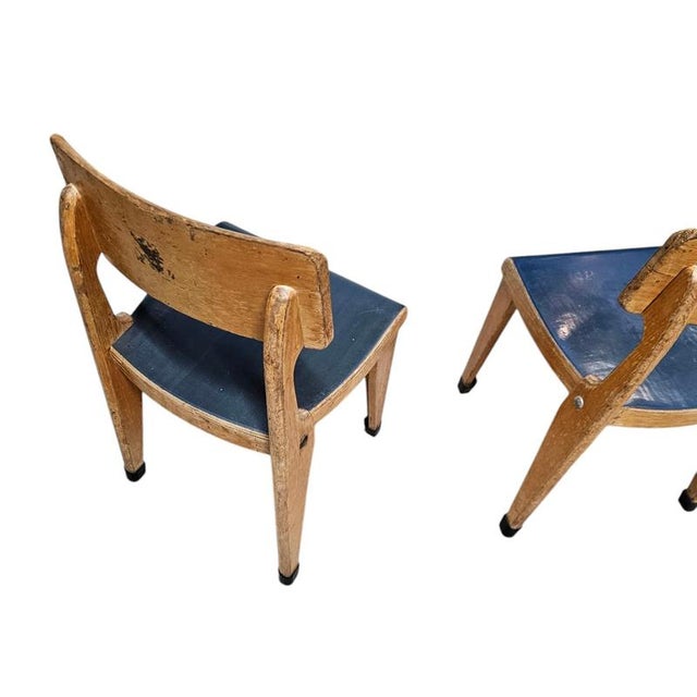 2 x kids chair 1950s Original design Zabo kids chair 2 x child chair 1950's Original design Zabo kids chair.Beautifull...