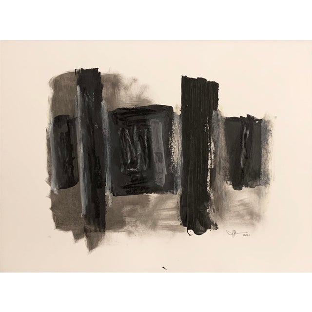 "Untitled 87" Contemporary Abstract Mixed Media Painting by J. Kent Martin For Sale