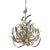 Corbet by Hudson Valley Lighting Silver “Graffiti” Chandelier For Sale