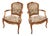 Rococo Armchairs with Tapestry Upholstery, Set of 2 For Sale