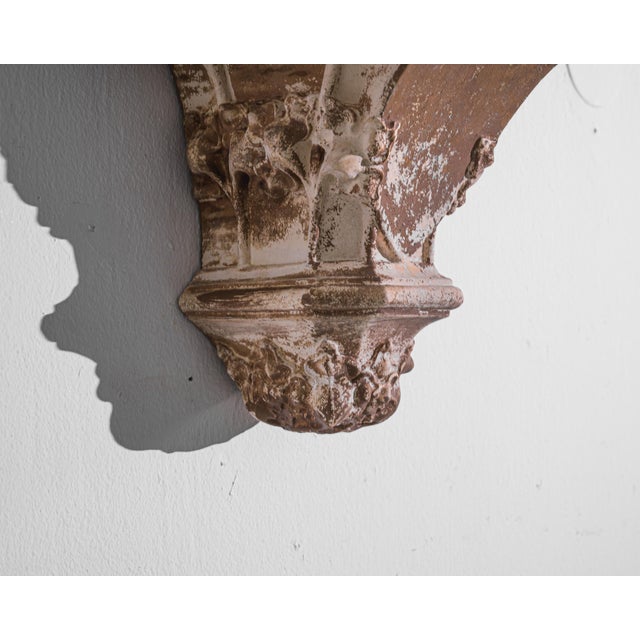 1900 - 1909 1900s French Wall Plaster Pedestal For Sale - Image 5 of 5