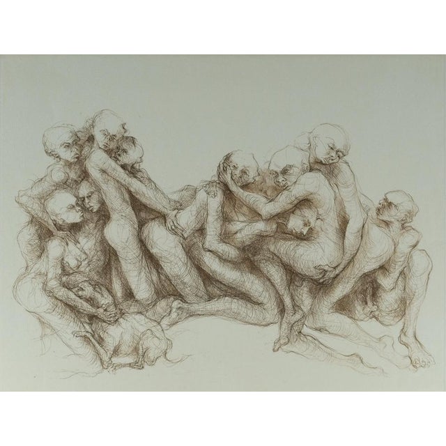 Jacques DEFFONTAINE Grotesques Original color lithograph Signed in pencil Limited edition of 60 (this is number 45) On...