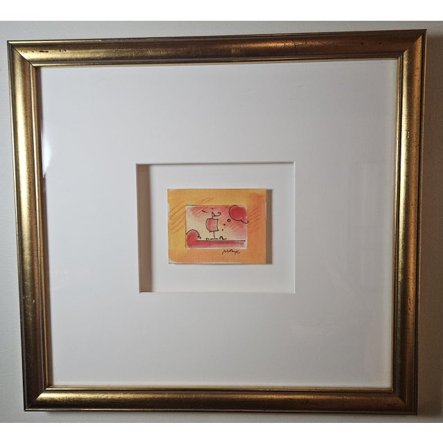 1990s 1990s Vibrant Pair of Peter Max Paintings, Signed en Verso For Sale - Image 5 of 17