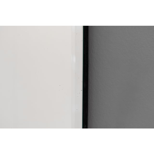 1950s Vintage Frameless Rectangle Mirror, 1950s For Sale - Image 5 of 6