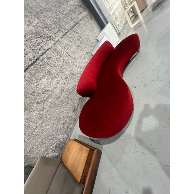 Vladimir Kagan for Directional (Attributed) Serpentine Cloud Sofa, Model 4891-J, 1980s For Sale - Image 13 of 14
