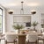 Bring a refined linear presence to the room with this handcrafted brass 2-light chandelier, designed with a long...