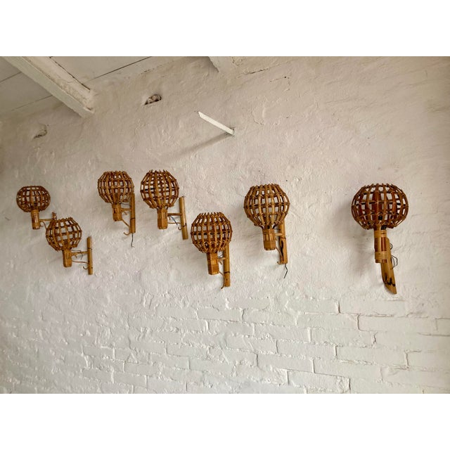 Wall Lights attributed to Louis Sognot, 1960s, Set of 3 For Sale - Image 13 of 13