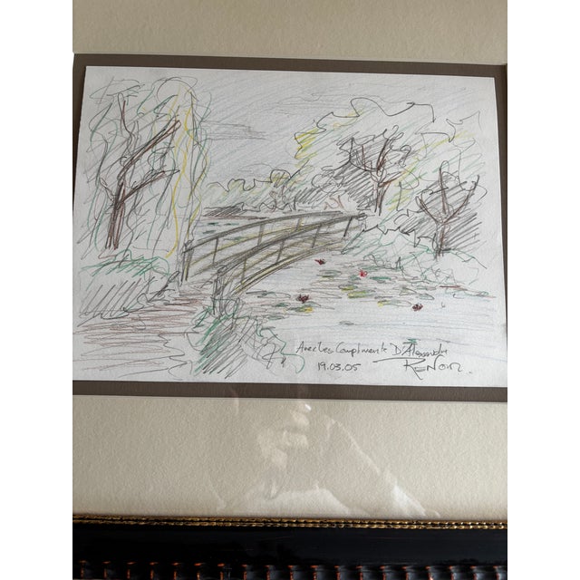 This charming original sketch is by Alexandre Renoir, the great grandson of impressionist master Pierre-Auguste Renoir. It...