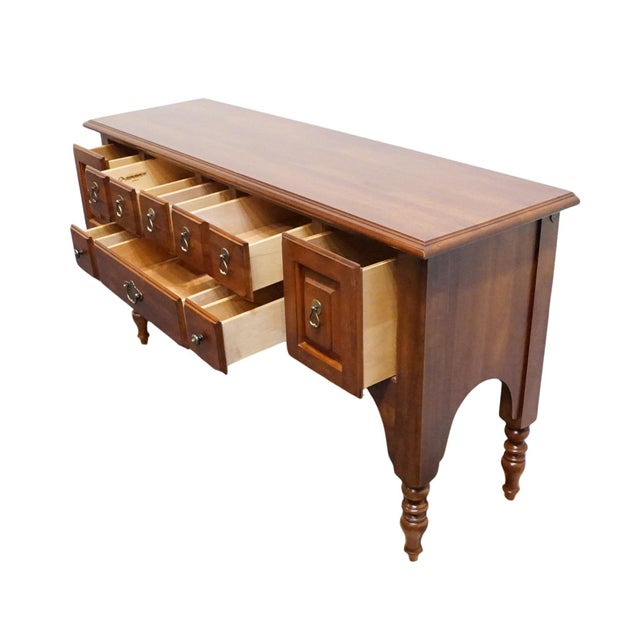 Wood Kincaid Furniture Ducks Unlimited Solid Cherry Traditional Style 57" Sideboard Buffet 34-028 For Sale - Image 7 of 14