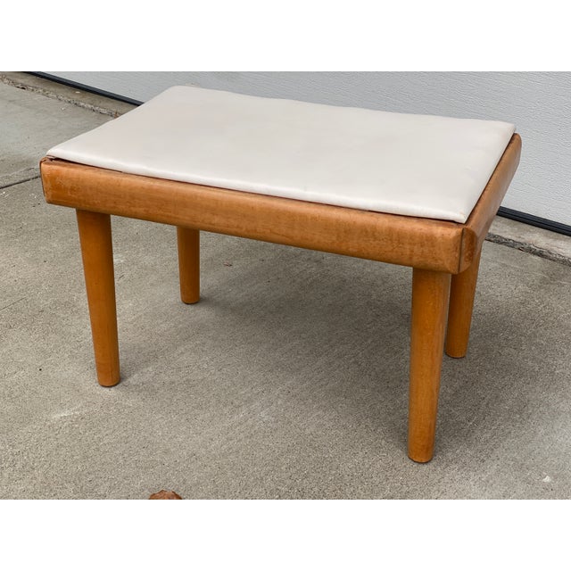 1940s 1940's Russel Wright Bench for Conant Ball For Sale - Image 5 of 8