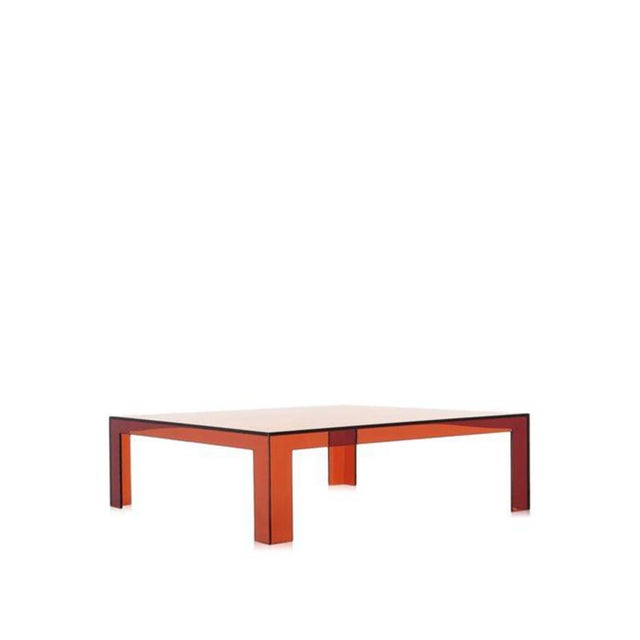 Amber Acrylic Coffee Table material : 10 mm (3/4'') amber color acrylic material Diemensions : 30'' W X30''DX15.7''H