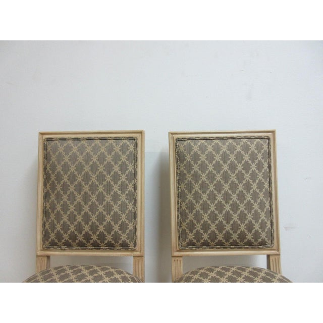 1990s Pair Ethan Allen Swedish Home Dining Room Desk Side Chair For Sale In Philadelphia - Image 6 of 11