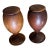 1970s Danish Style Wooden Salt and Pepper Shakers For Sale