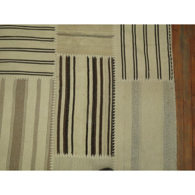 Late 20th Century Large Room Size Modern Turkish Kilim - 10'7" x 14'4" For Sale - Image 9 of 18