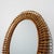 Wall Mirror with Rattan Frame, 1950s For Sale - Image 6 of 12