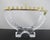 Waterford Crystal Menorah from the Chanukah Collection in cut crystal with polish brass candle holders. Comes in original...