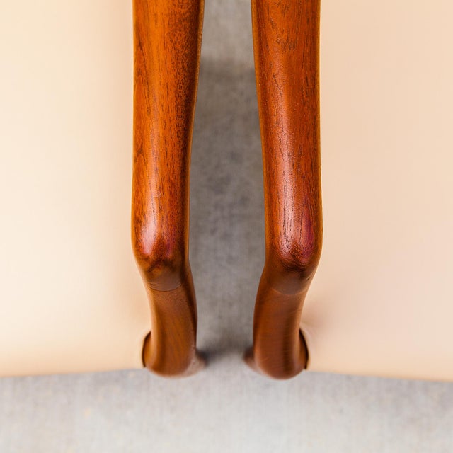 1970s Restored Niels Moller Model 67 Danish Modern Dining Chairs in Teak & Leather For Sale In Los Angeles - Image 6 of 18