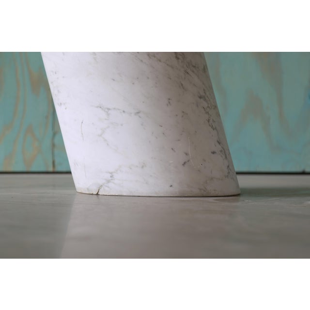 Stone Rare Lucia Mercer for Knoll Solid Marble Stump Tables, C. 1982 (4 Avail) For Sale - Image 7 of 12