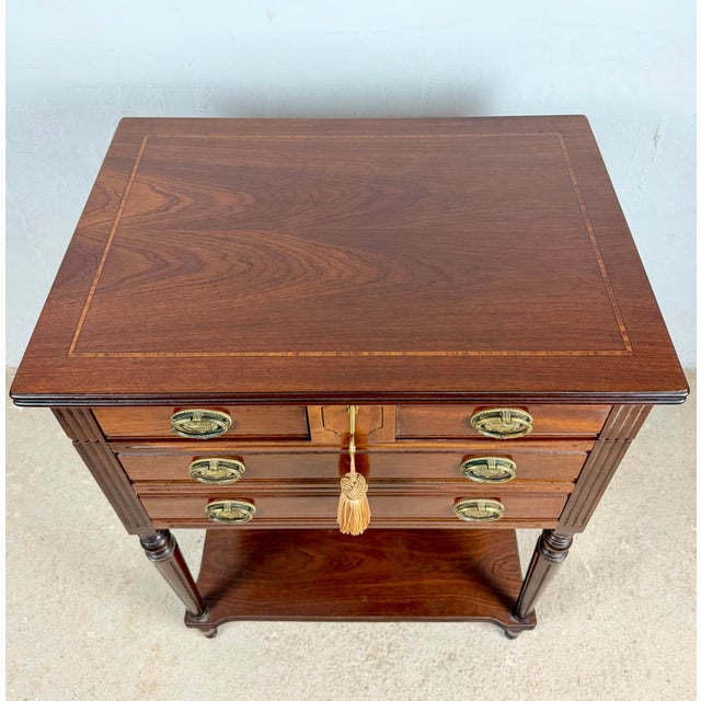 Wood Storage Tables with Lift-Top Compartments, 1970, Set of 2 For Sale - Image 13 of 18