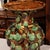 19th Century French Painted Ceramic Barbotine Vase With Vine, Grape & Leaf Decor For Sale - Image 9 of 10
