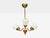 Mid-Century Modern 1950s Swedish Modern, Pendant Light, Brass, Glass, Teak For Sale - Image 3 of 10