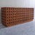 2000 - 2009 Brutalist Carved Wood Sideboard with Travertine Top For Sale - Image 5 of 17