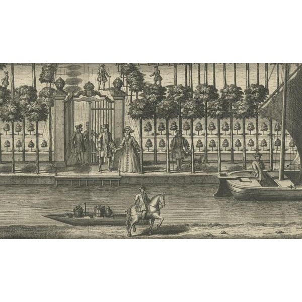 G.v. Giessen, Binckhorst Castle, The Hague, Print For Sale - Image 4 of 6