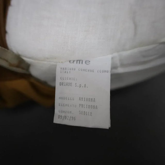 Italian Lounge Chair in Rope and Leather by Driade, 1996 For Sale - Image 10 of 12