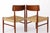 Set of Set of Danish Dining Chairs in Teak with Papercord Seats, 1960s For Sale - Image 6 of 10
