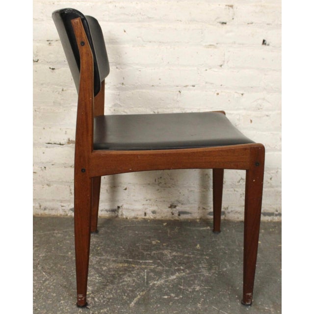 Mid 20th Century Mid 20th Century Set of Six Teak Chairs Attributed to Bramin Mobler - Made in Denmark For Sale - Image 5 of 13