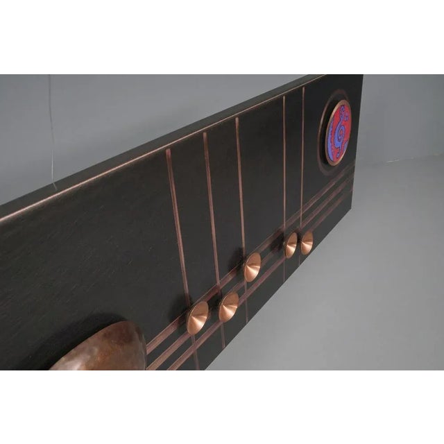 Large Handmade Copper Wall Panel, 1960s-1970s For Sale - Image 9 of 11