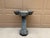 Vintage Grotto Style Cast Concrete Shell Birdbath For Sale - Image 11 of 12