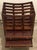Vintage Wooden Newspaper Rack, 1920s For Sale - Image 4 of 12